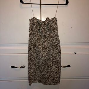 Cheetah print dress